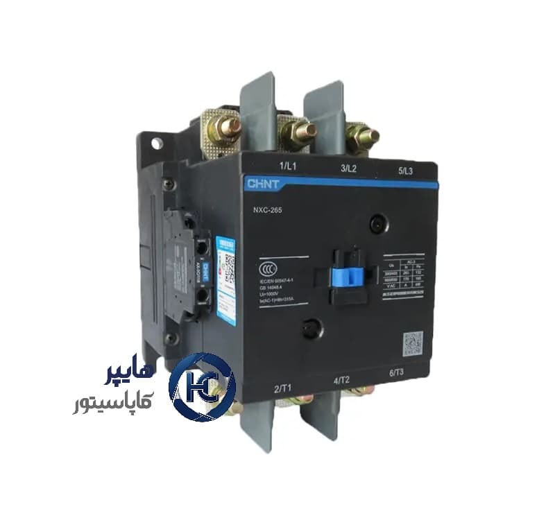 کنتاکتور 12 آمپر 5.5کیلووات برند CHINT بوبین VDC 110 مدل NC8-1222/Z