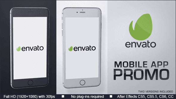 پروژه افترافکت معرفی اپلیکیشن موبایل- Mobile App Promo
