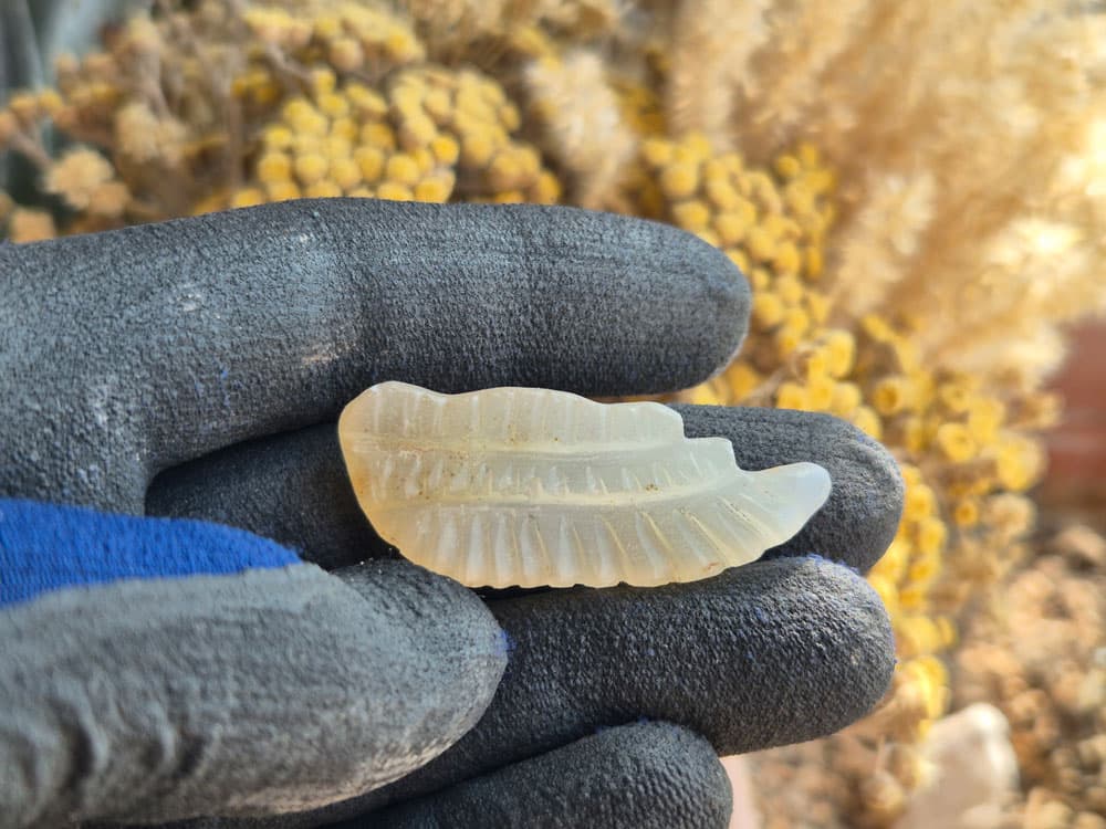 تراش سنگ عقیق | کاروینگ بال فرشته (Angel Wing) — تصویر ۳