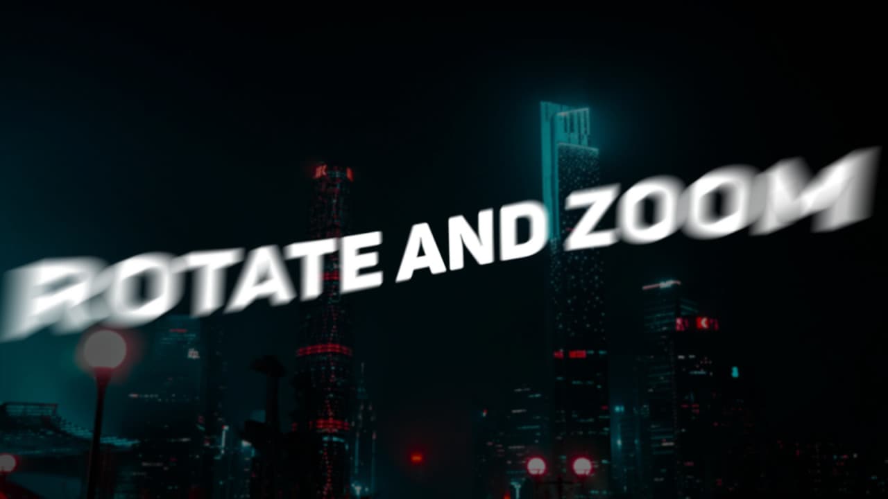 افكت زوم كردن متن پريمير دانلود – Text Zoom Transitions