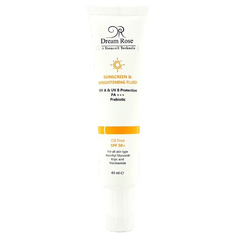 فلوئید ضدآفتاب و روشن کننده فاقد چربی و بدون رنگ دریم رز (SPF 50) — تصویر ۲