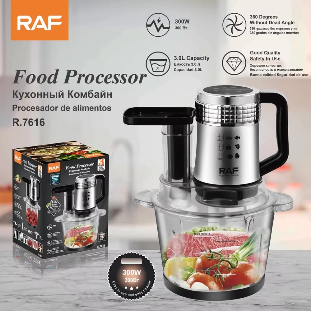 چرخ‌کن و غذاساز برقی RAF مدل R.7616