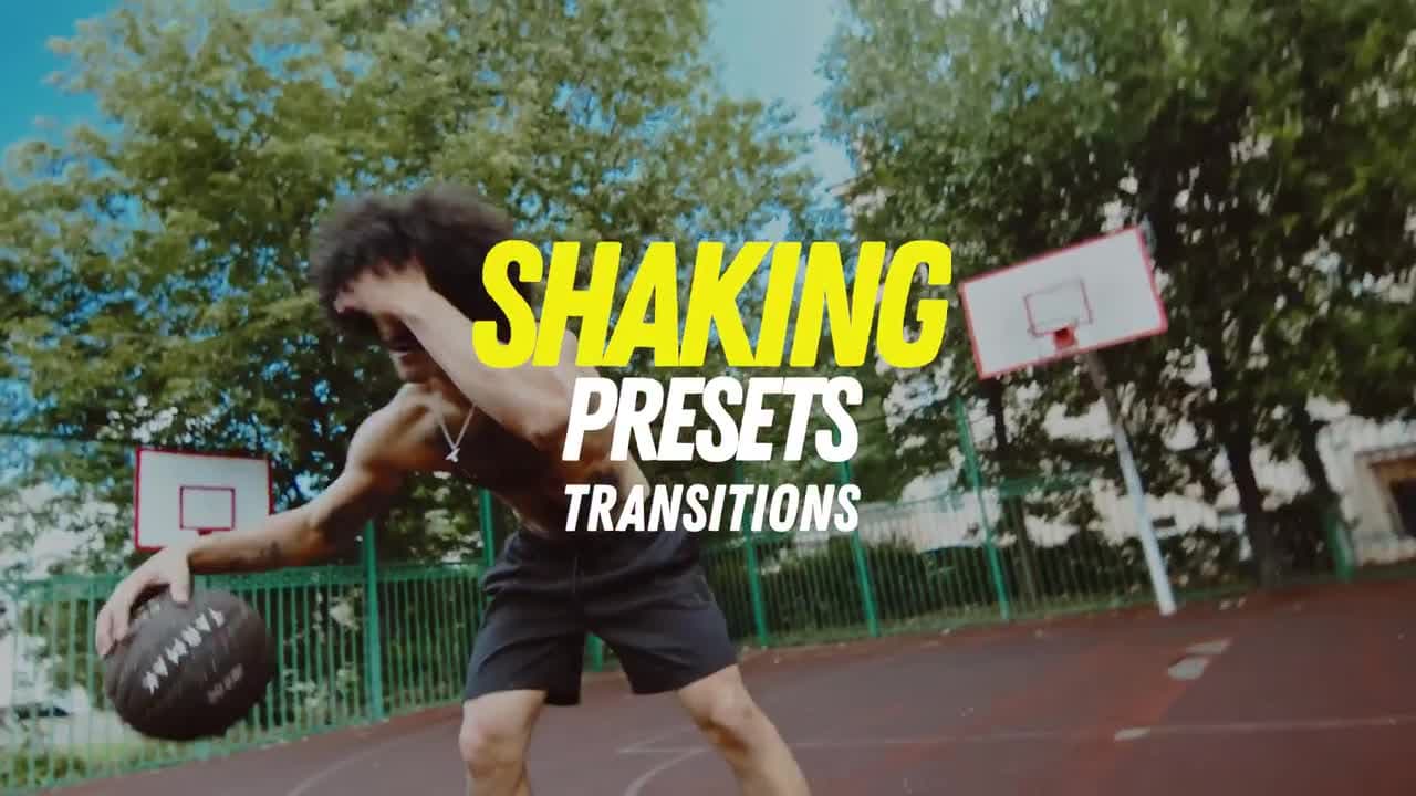 دانلود ترنزیشن و پریست پریمیر تکان خوردن دوربین – Shaking Presets Transitions