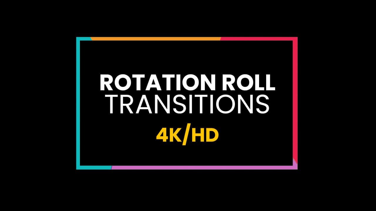 دانلود جدیدترین پریست ترانزیشن های چرخشی برای پریمیر پرو – Rotation Roll Transitions