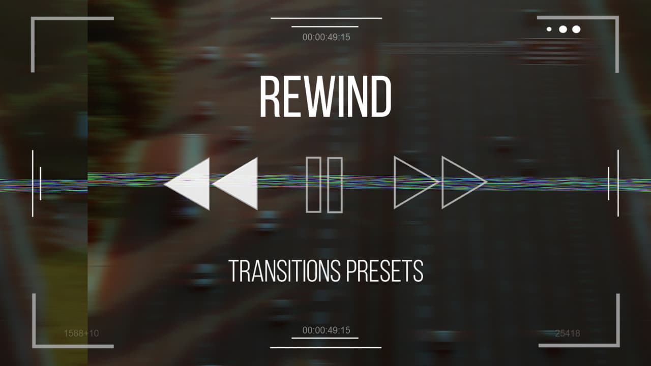 دانلود پریست افکت عقب جلو بردن فیلم در پریمیر – Rewind Transitions Presets — تصویر ۲