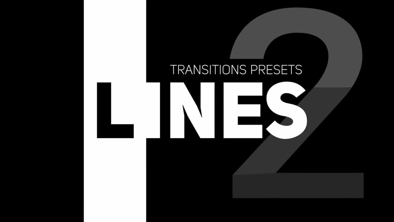 دانلود پریست ترانزیشن پریمیر Line Transitions 2 – ترانزیشن انتقالی خطی شیک
