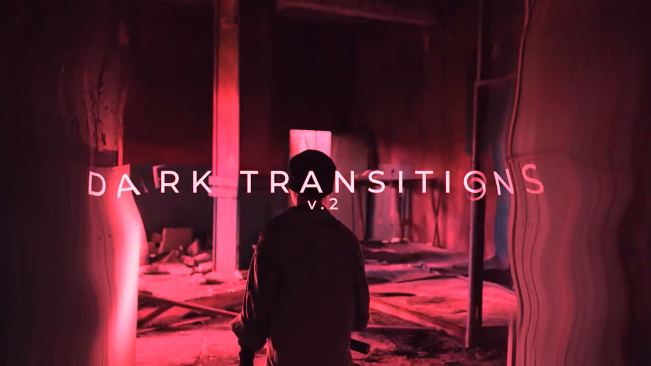 ترانزیشنهای ترسناک V2 برای نرم افزار پریمیر | Dark Horror Transitions V2