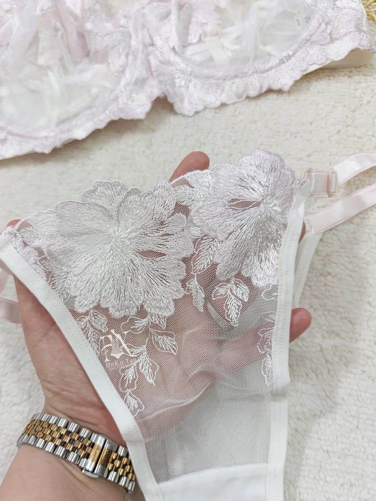 ست شورت و سوتین فانتزی گل برجسته Lemon کد 7192 — تصویر ۹
