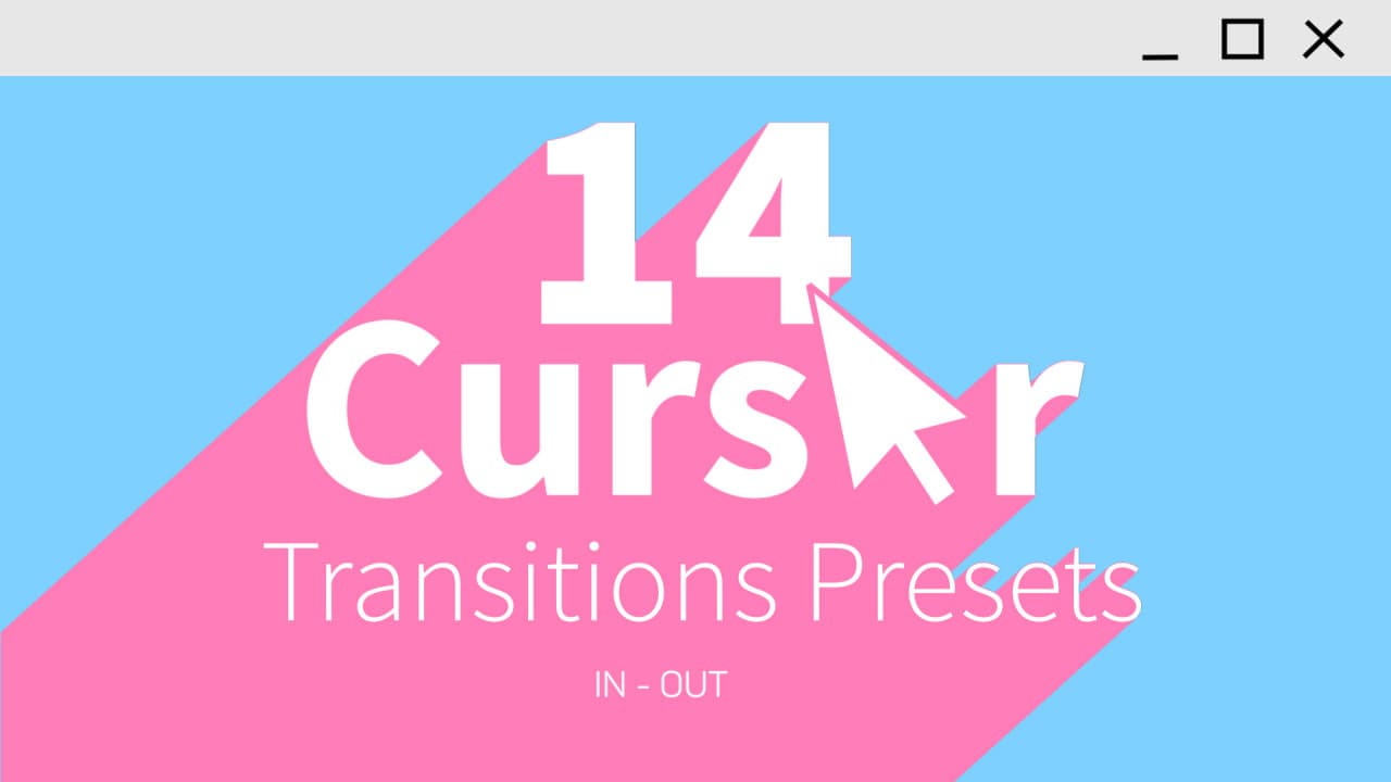 14 پریست ترانزیشن مکان‌نما کامپیوتر در پریمیر پرو | Computer Cursor Transitions Presets