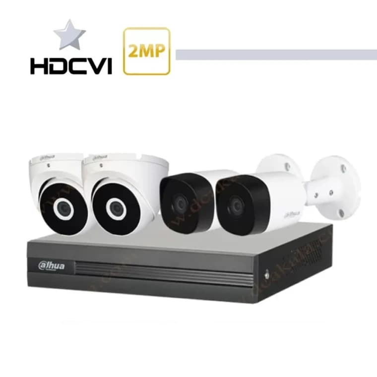 پک بدنه فلزی 4 دوربین مدار بسته داهوا دو مگاپیکسل HDCVI — تصویر ۲
