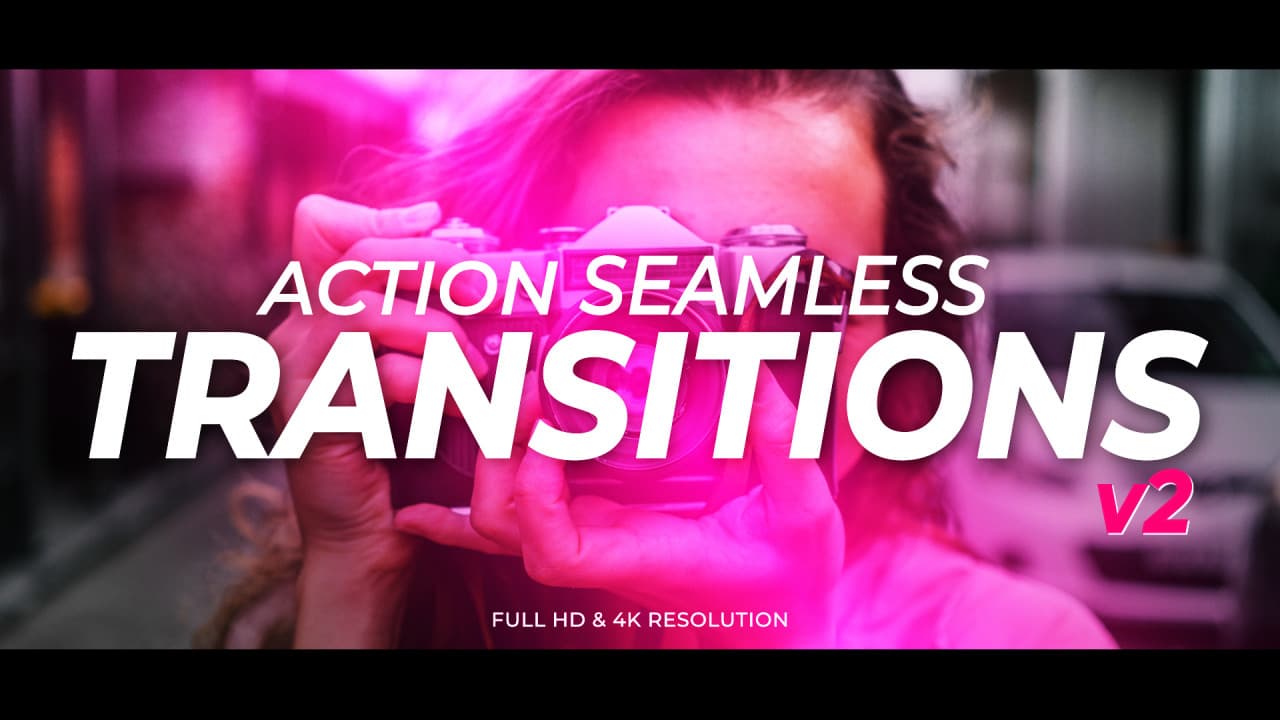 دانلود پریست افکت پریمیر Action Seamless Transitions V2