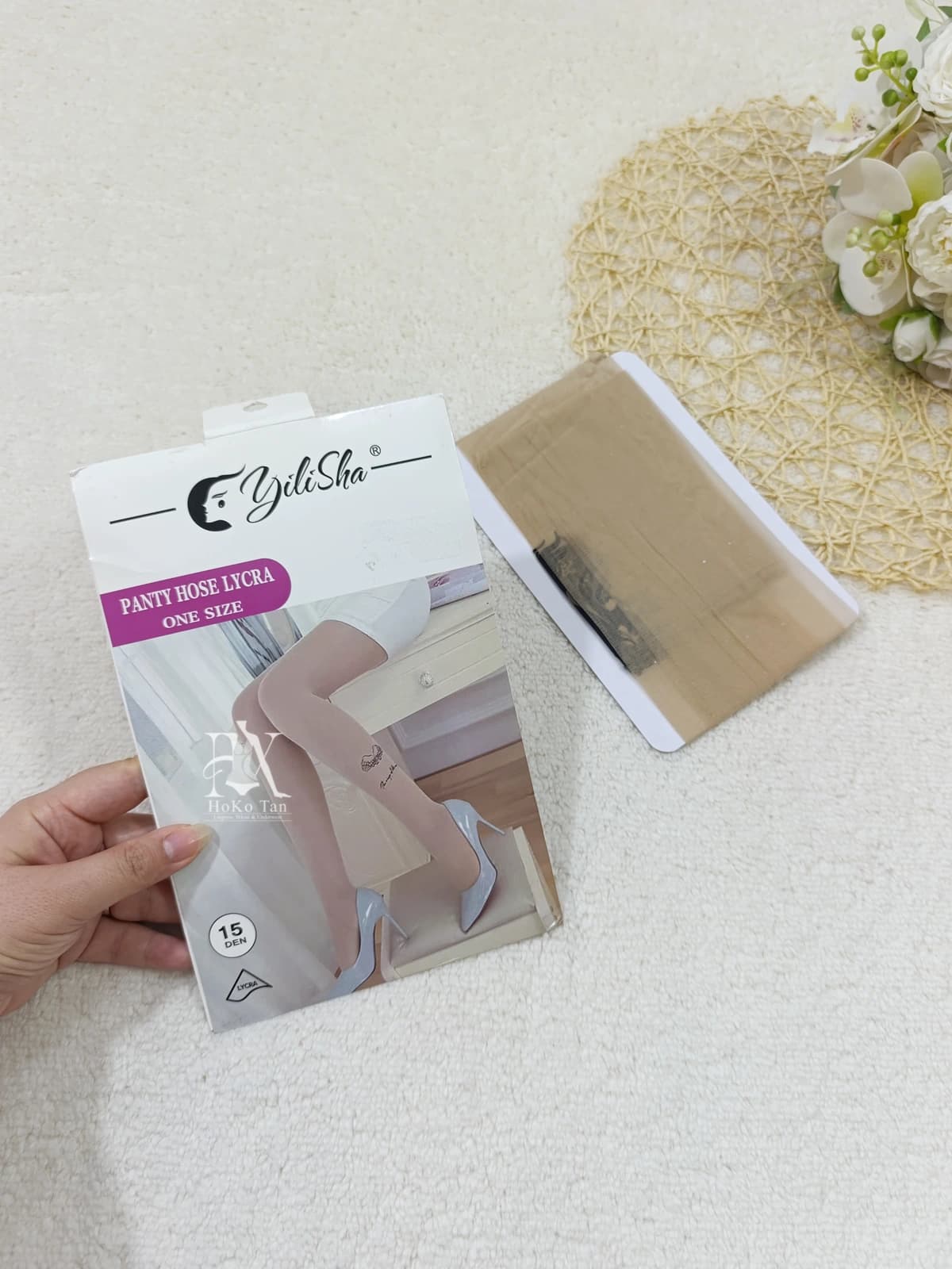 جوراب شلواری شیشه ای طرح بال فرشته کرم کد 321382