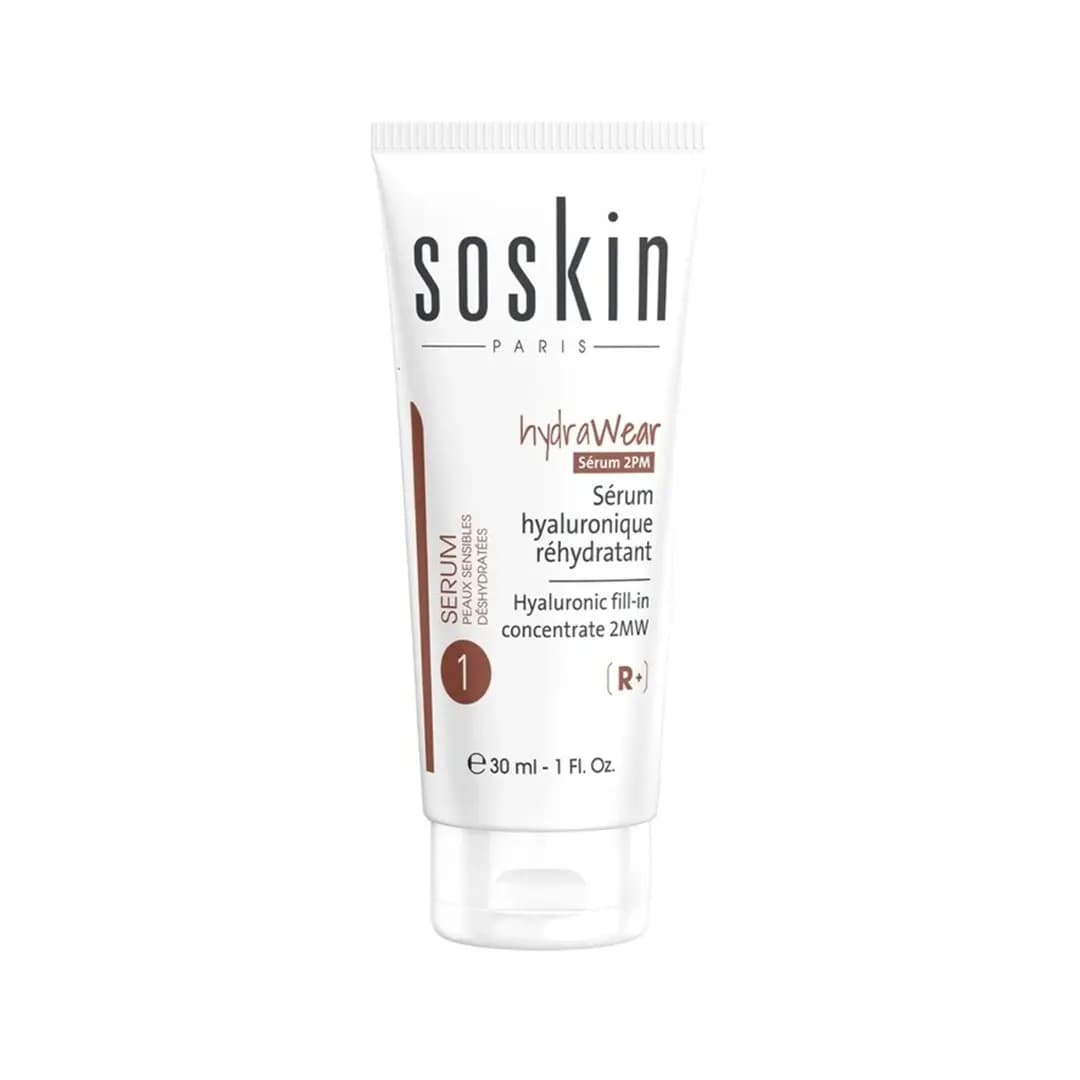 سرم آبرسان هیالورونیک اسید soskin حجم 30 میل