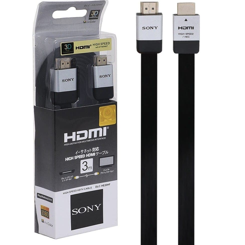 کابل HDMI سونی (Sony) طول 2 متر | انتقال تصویر پایدار، شفاف و بدون افت کیفیت — تصویر ۴