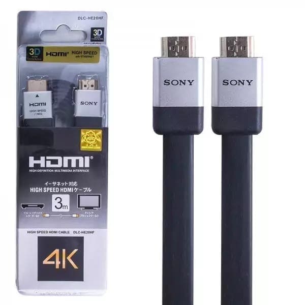 کابل HDMI سونی (Sony) طول 2 متر | انتقال تصویر پایدار، شفاف و بدون افت کیفیت