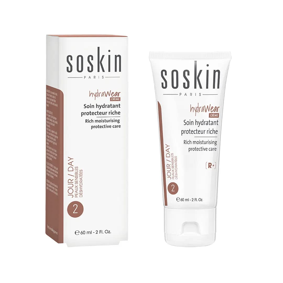 کرم مرطوب کننده پوست خشک soskin حجم 40 میل — تصویر ۲