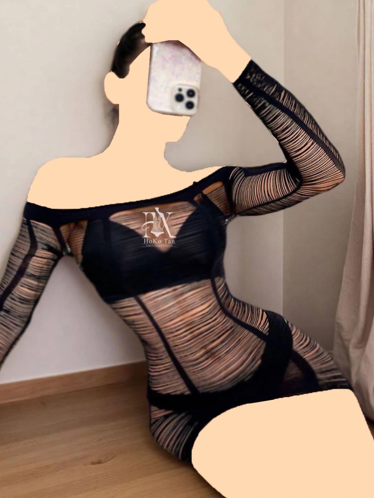 لباس خواب تونیکی فانتزی ریش ریش کد 86081 — تصویر ۴