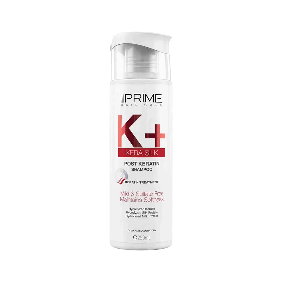 شامپو های کراتین شده K+ پرایم حجم 250 میل