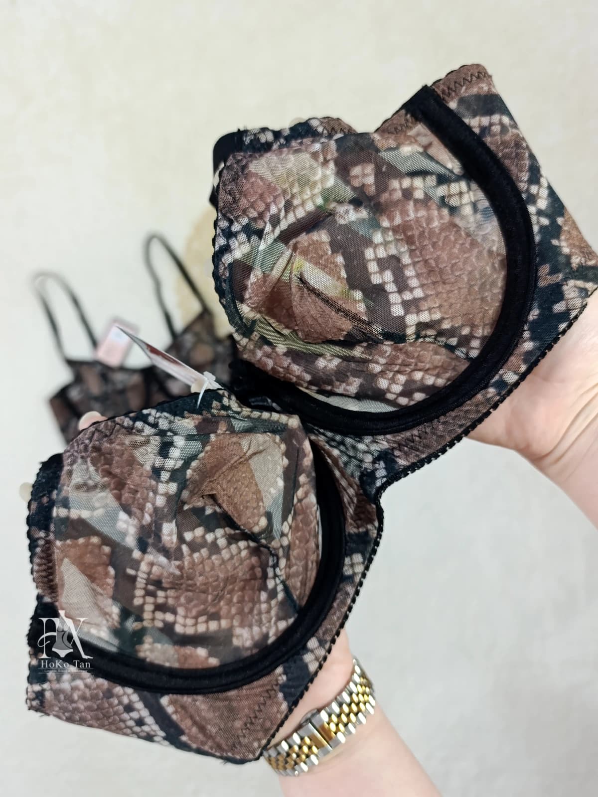 ست شورت و سوتین فنردار پوست ماری ترک کد 70320 — تصویر ۷