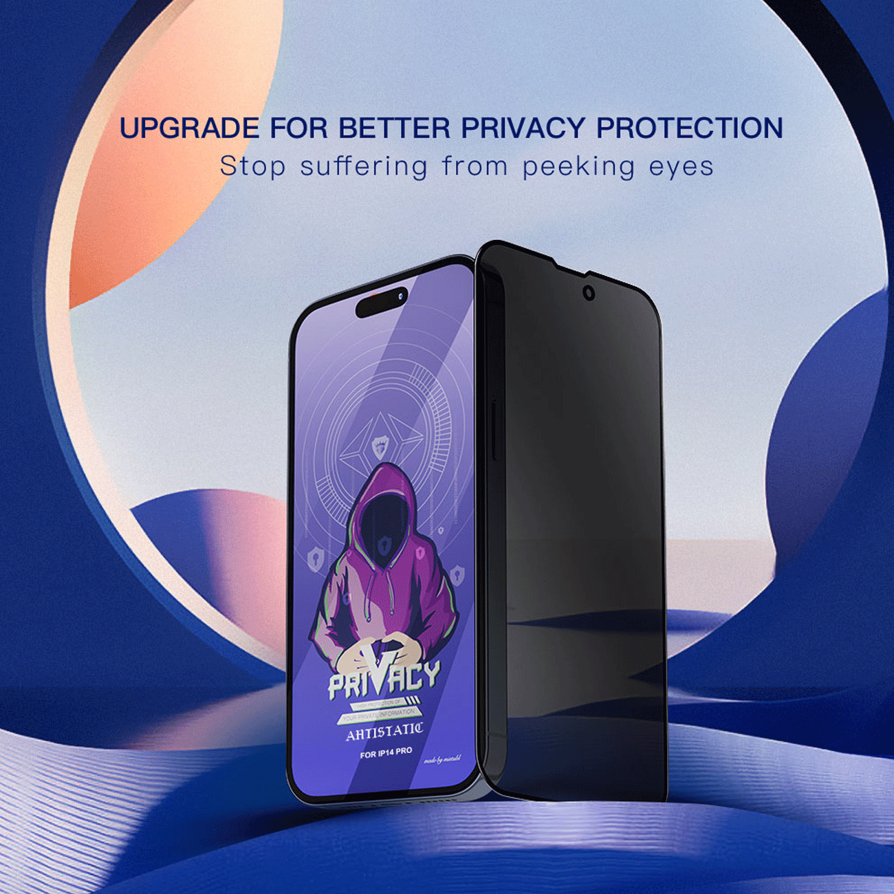 گلس پرایوسی میتوبل آیفون 11 پرو Mietubl Privacy Screen Protector iphone 11PRO — تصویر ۷