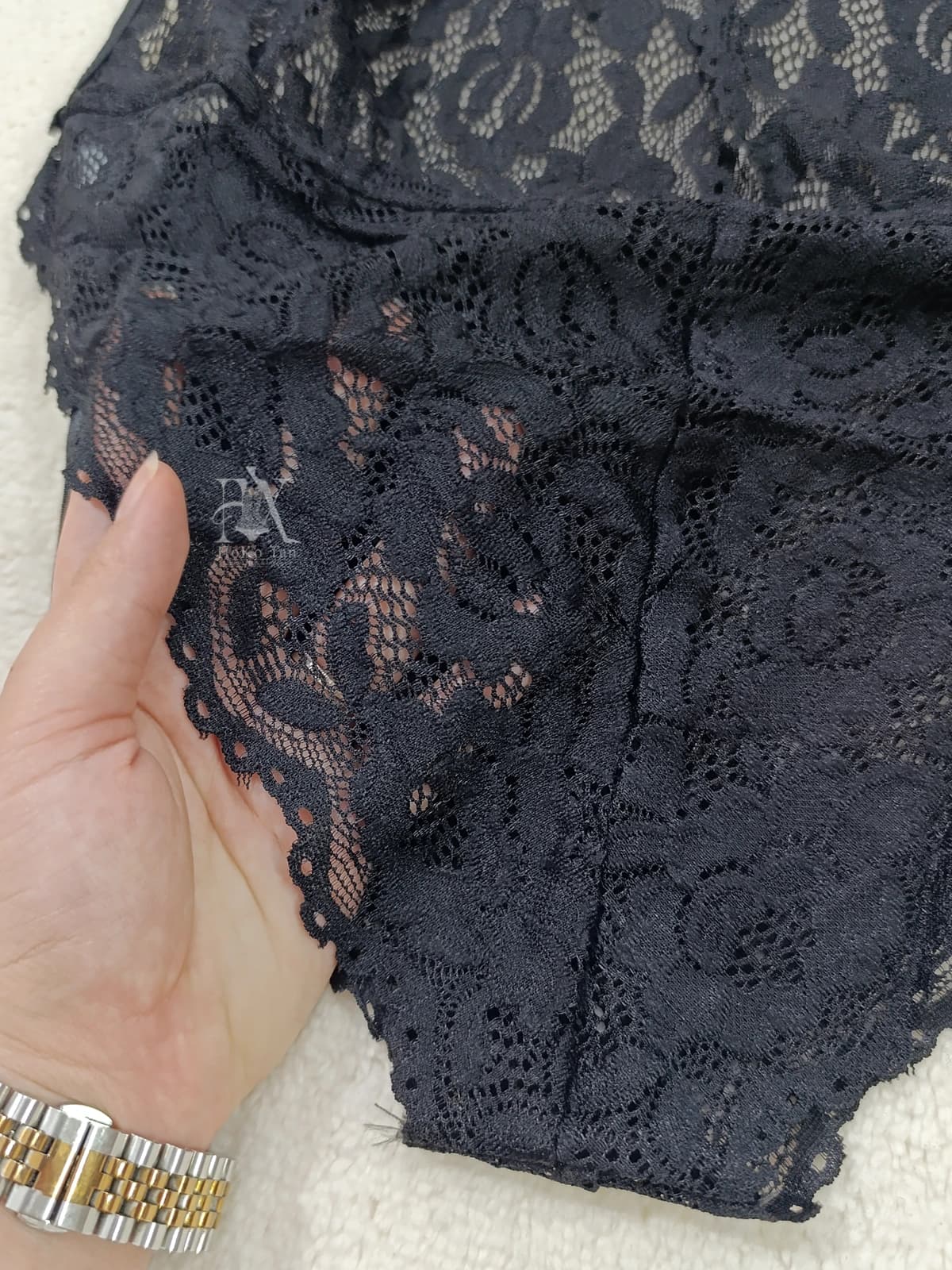 بادی زنانه گیپور پشت باز فانتزی کد 9055 — تصویر ۳