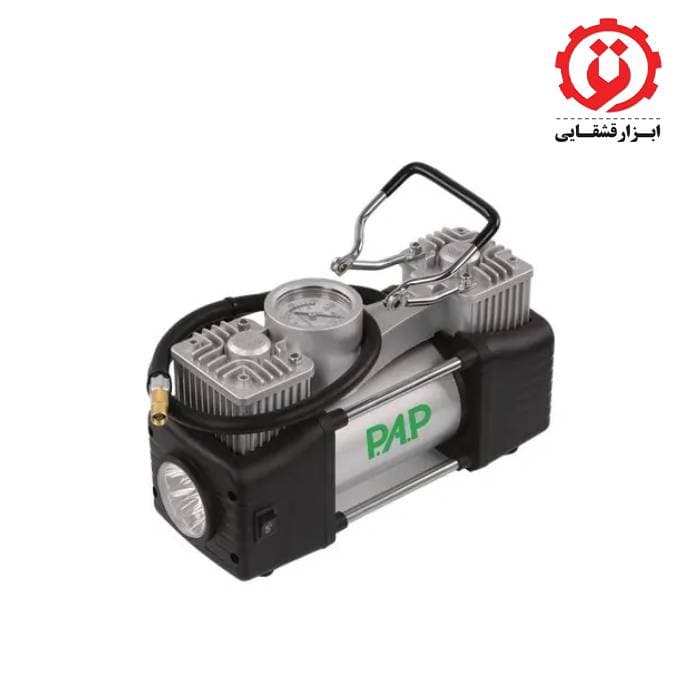 کمپرسور باد فندکی دو سیلندر با آداپتور پی ای پی مدل AC-1502