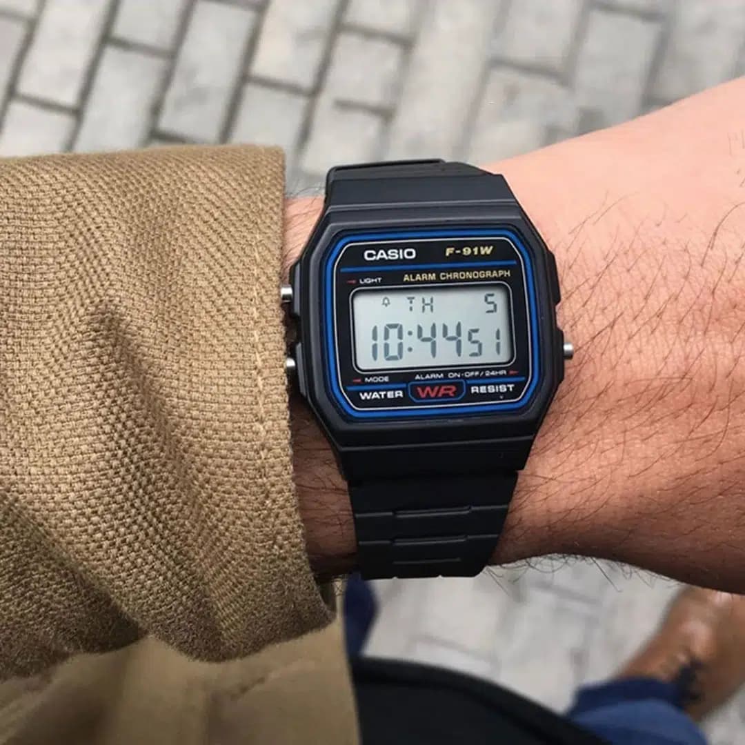 ساعت کاسیو مدل F-91W-1D — تصویر ۲