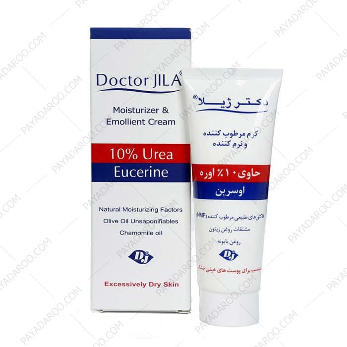 کرم نرم‌کننده و مرطوب‌کننده 10 درصد اوره دکتر ژیلا — تصویر ۲