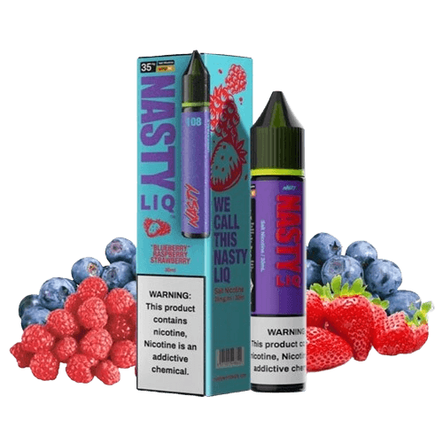 نستی 30 میل توت فرنگی بلوبری رزبری| NASTY STRAWBERRY BLUEBERRY RASPBERRY
