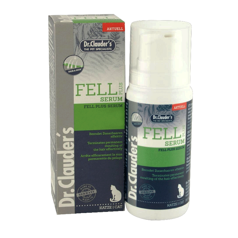 سرم تقویت پوست و مو گربه دکتر کلادرز مدل Fell Plus Serum