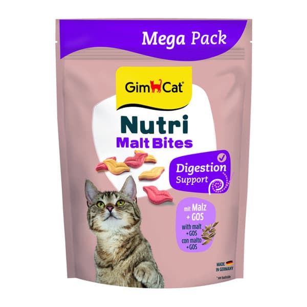 قرص مالت تقویت کننده گوارش گربه جیم کت مدل Nutri Malt Bites