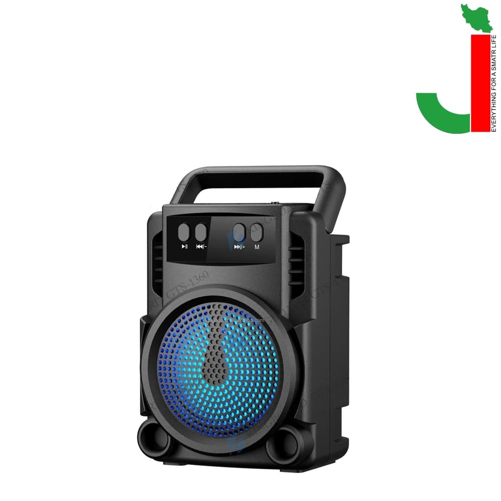 اسپیکر بلوتوثی قابل حمل GTS مدل 1360 — تصویر ۲