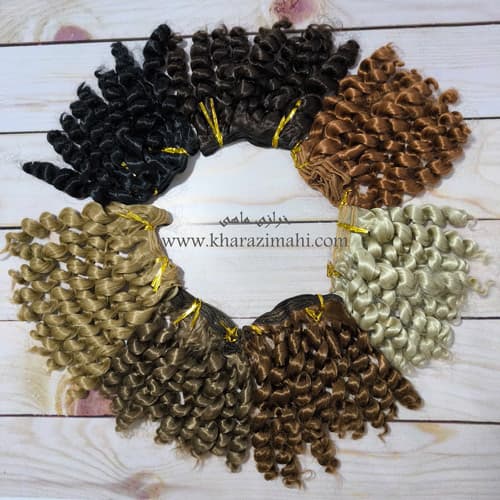 موی عروسک فر تلفنی وارداتی پر حجم DIANA