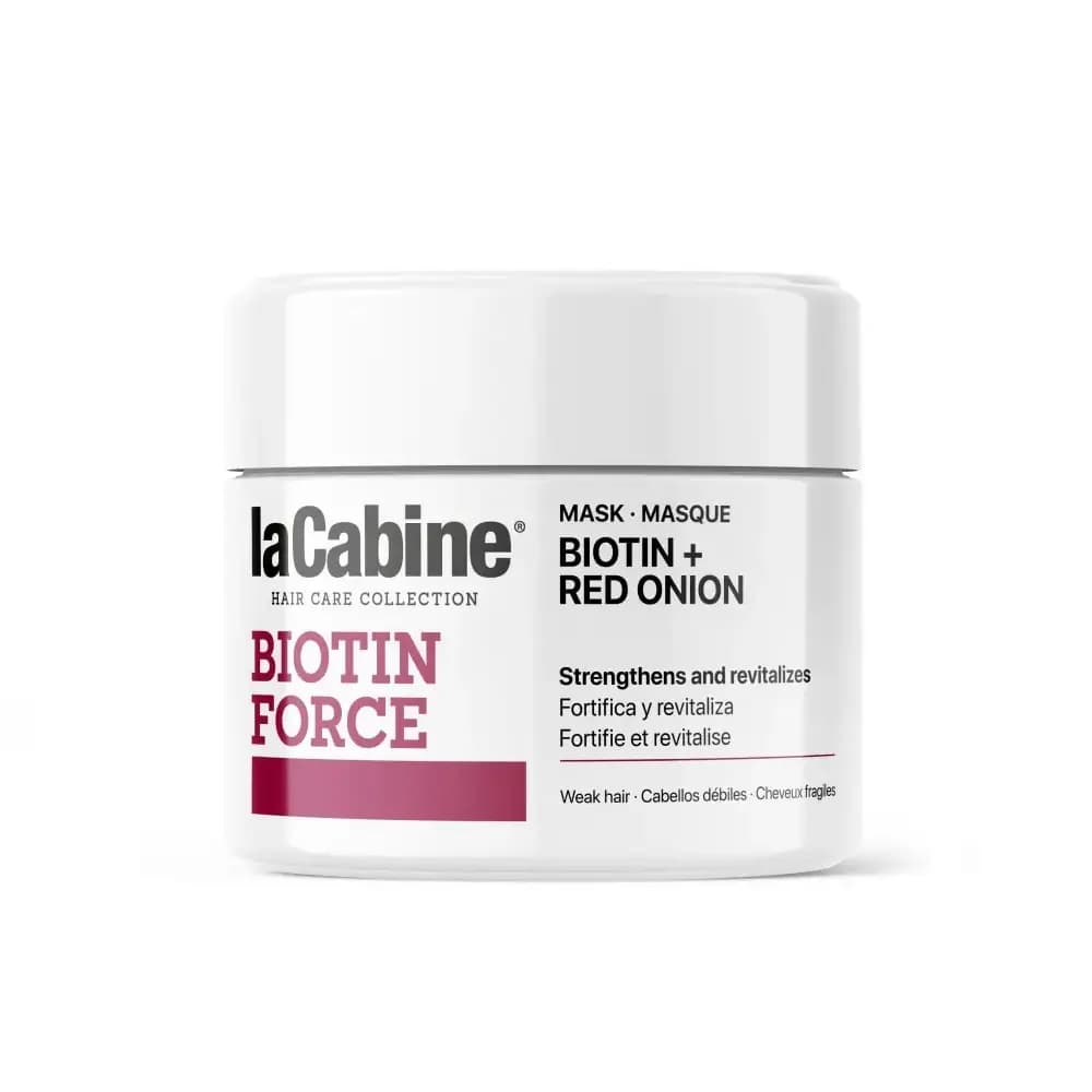 ماسک مو تقویت کننده بیوتین لاکابین Lacabine