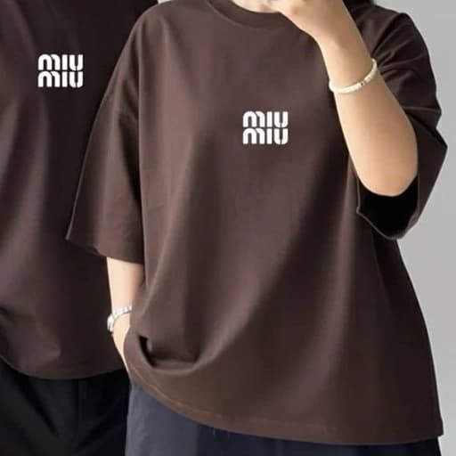 تیشرت باکسی miu miu کد 181 — تصویر ۵