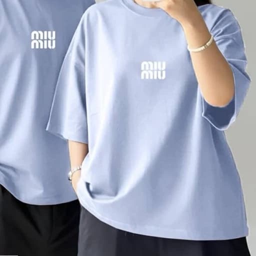 تیشرت باکسی miu miu کد 181 — تصویر ۷