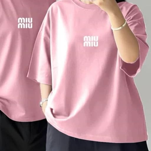 تیشرت باکسی miu miu کد 181