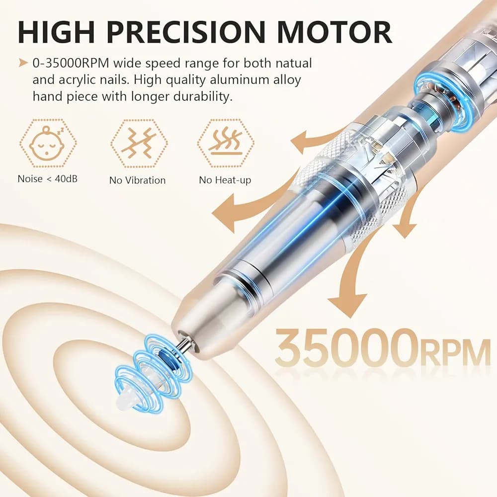 سوهان ناخن برقی برند Kerdioo مدل NCE-318 — تصویر ۳