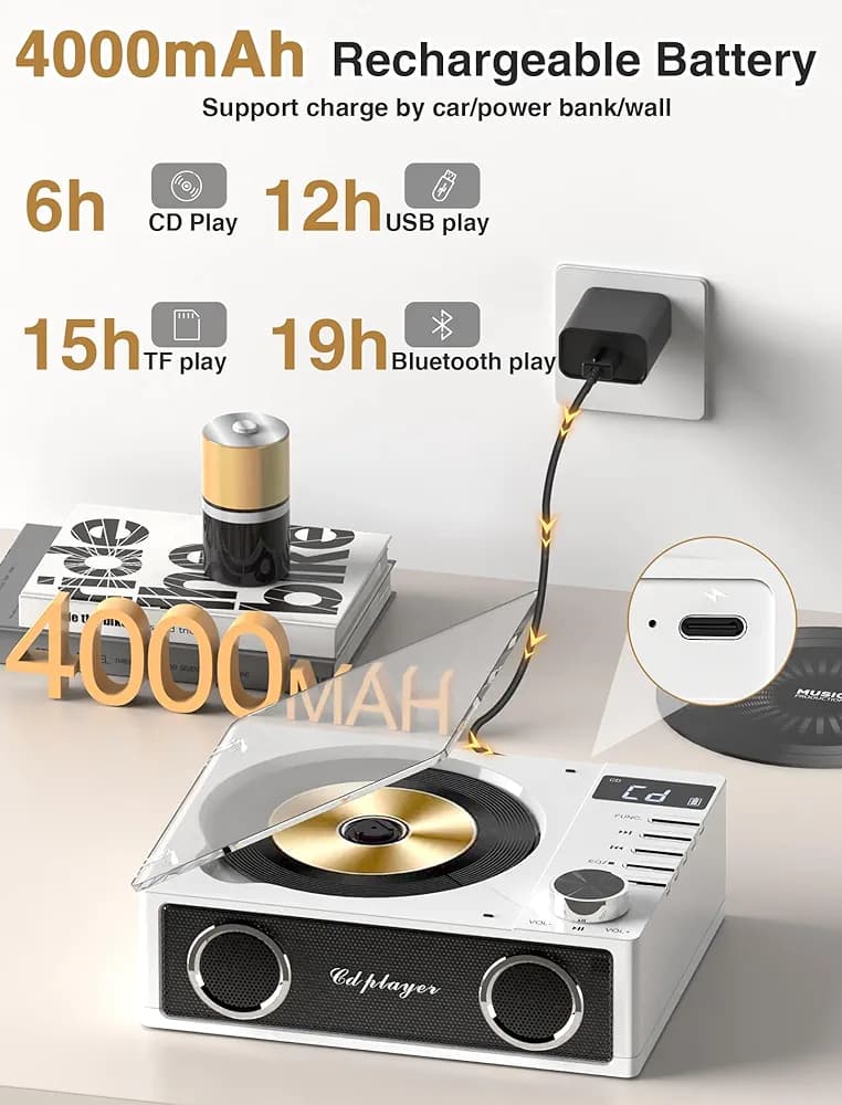 سی دی پلیر قابل حمل مدل CD-19 — تصویر ۲
