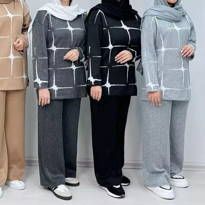 ست بلوز شلوار بافت زنانه کد 144
