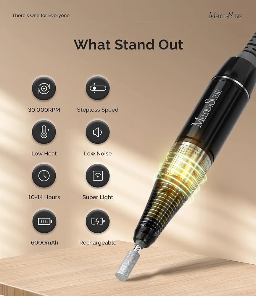 سوهان ناخن برند melodysusie مدلsc320h — تصویر ۳
