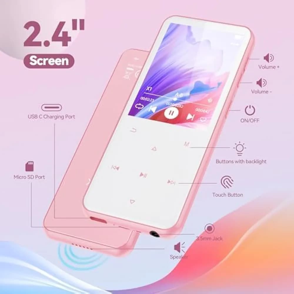 موزیک پلیر Mp3 برند AGPTEK مدل JP8933 — تصویر ۲