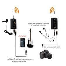 میکروفون بی سیم یقه ای ساندکو مدل soundco wireless CU-2200 — تصویر ۷