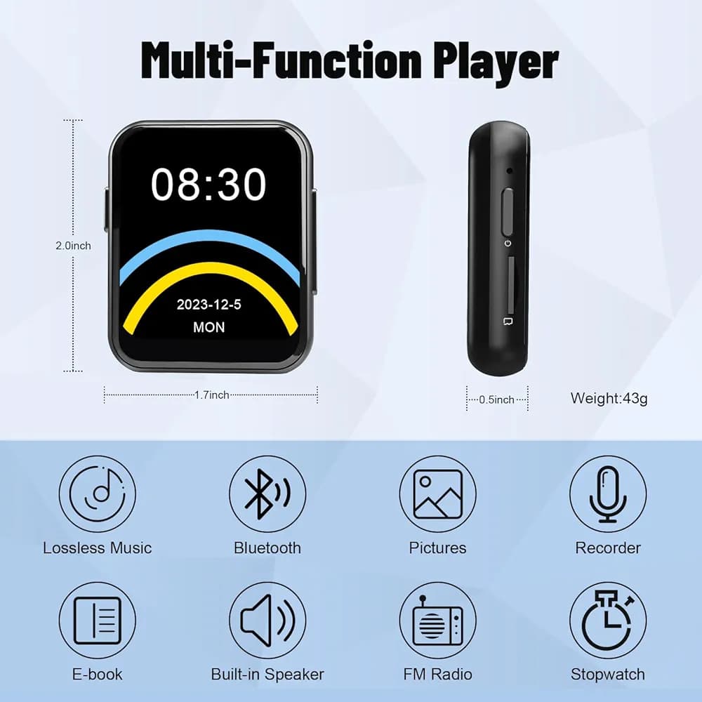 موزیک پلیر Mp3 برندAiMoonsa — تصویر ۵