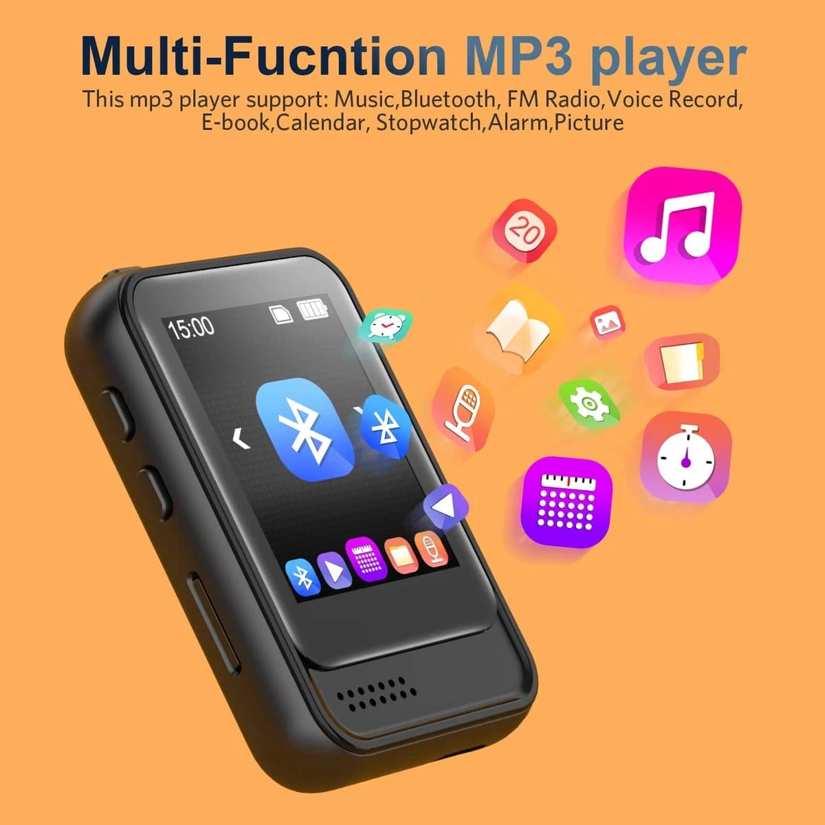موزیک پلیر Mp3 برند ColorCool m8 — تصویر ۵