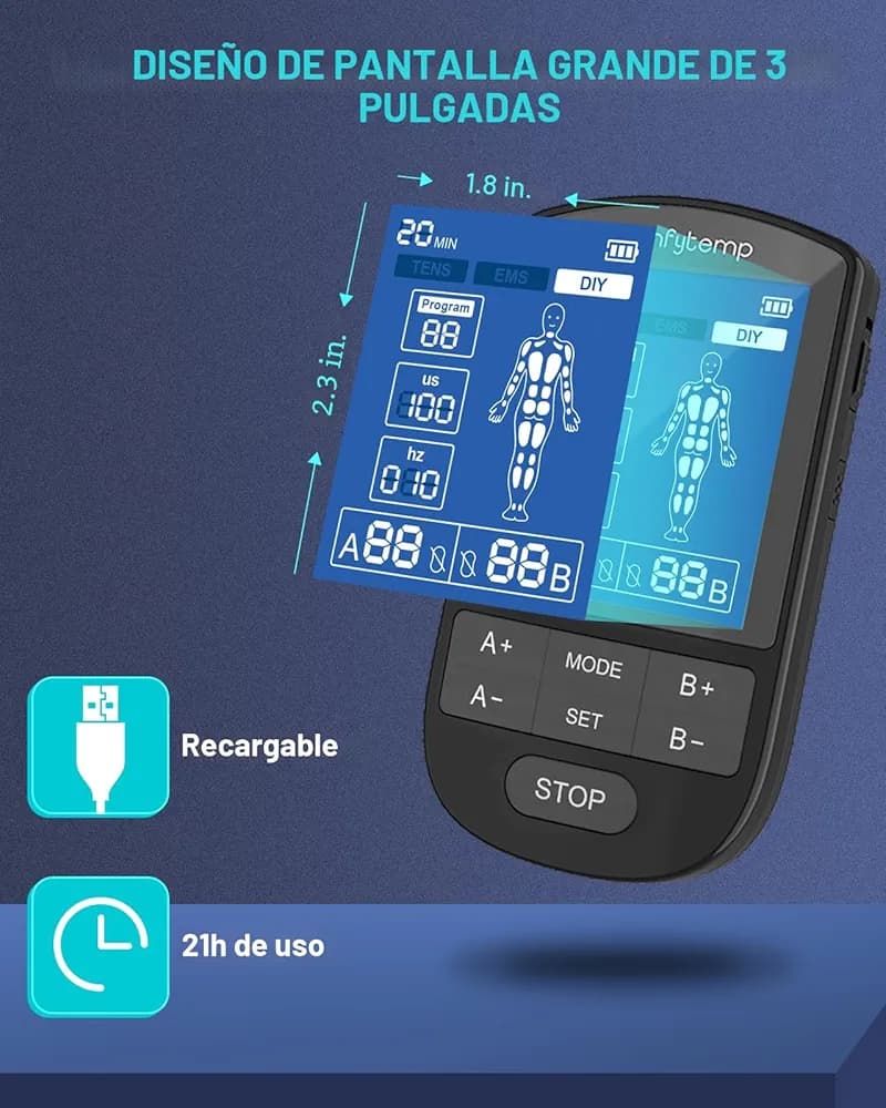 دستگاه تنس فیزیوتراپی برند Comfytemp مدل K6105 — تصویر ۲