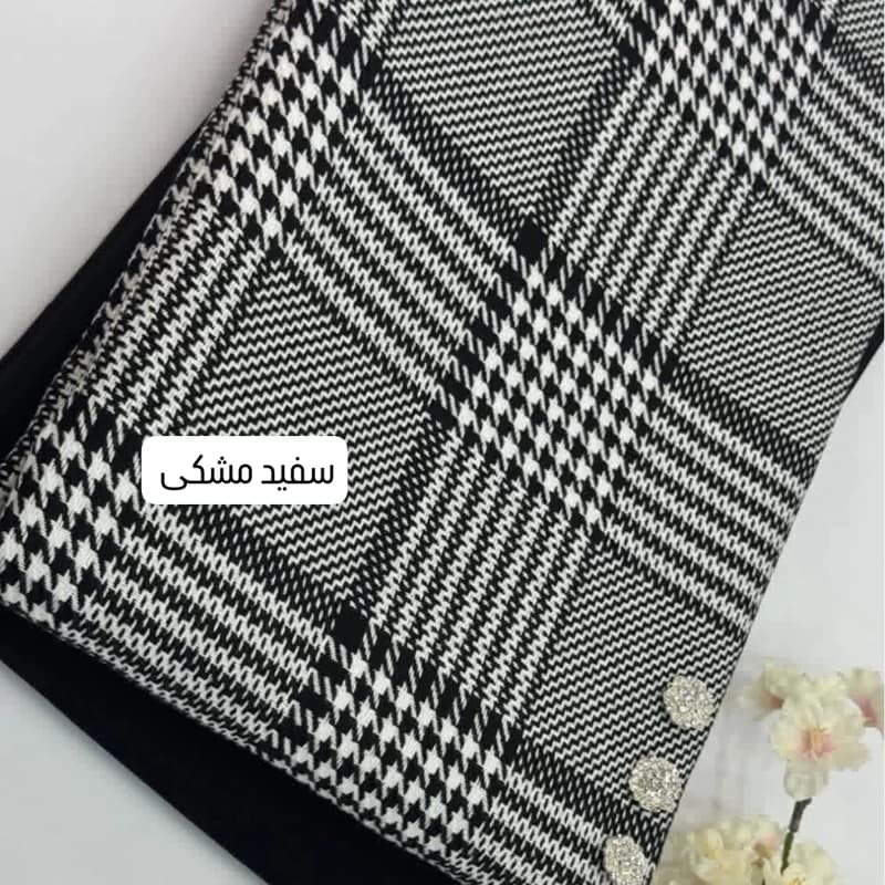 پالتو زنانه یقه انگلیسی جلو باز آستین کوتاه کد 88 — تصویر ۷