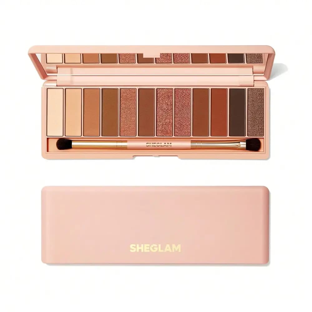 پالت سایه 12 رنگ بورگاندی شیگلم Sheglam Burgundy