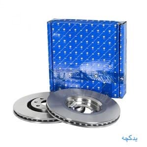 دیسک ترمز چرخ جلو دنا پلاس توربو (5 پیچ) ایساکو شرکتی بسته 2 عددی — تصویر ۲
