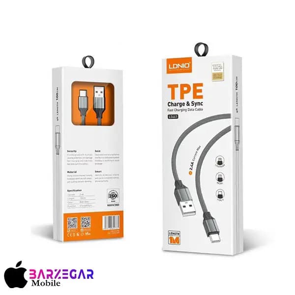 کابل Type-C الدینیو مدل Ldnio LS441 طول 1m — تصویر ۸